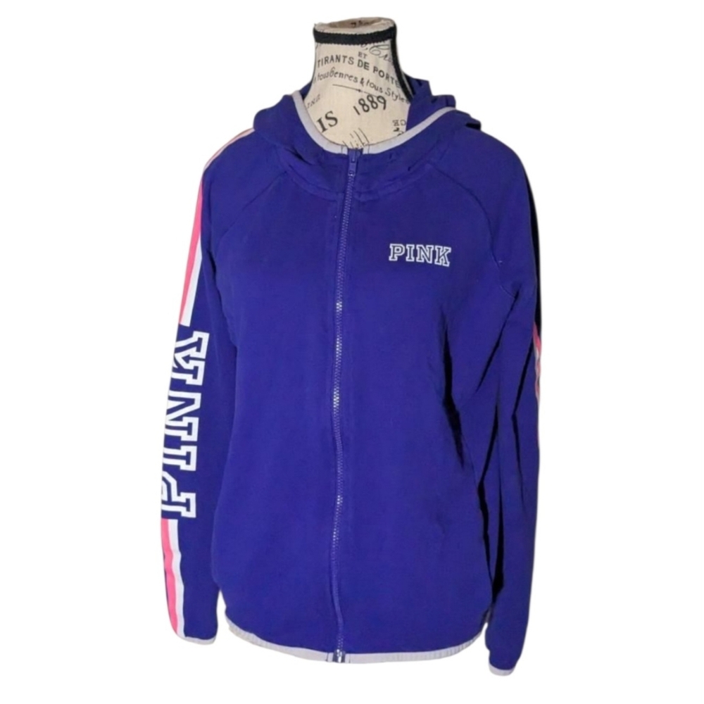 Victoria's Secret PINK Full-Zip Hoodie, Size Small